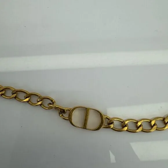 Christian Dior 30 Montaigne Petit Gold Chain Necklace - Picture 6 of 9